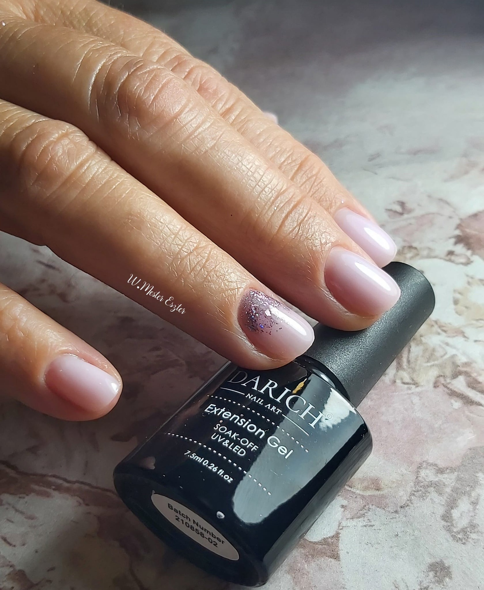 DARICH Extension Gel 7.5 ml No.01 Milky Pink