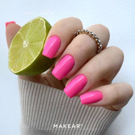 MAKEAR Rubber Base Juicy 8ml - CRB14 Pop Pink