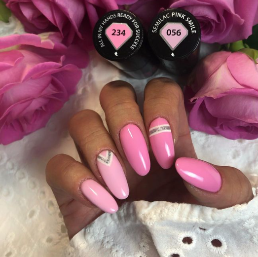 SEMILAC UV/LED Gél Lakk 7ml - 056 - Pink Smile