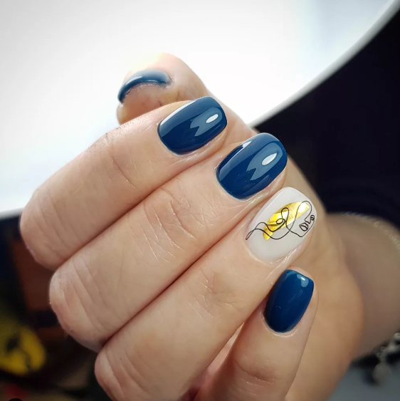 SEMILAC UV/LED Gél Lakk 7ml - 074 - Prussian Blue