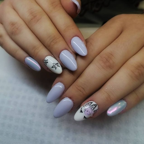 SEMILAC UV/LED Gél Lakk 7ml - 127 - Violet Cream