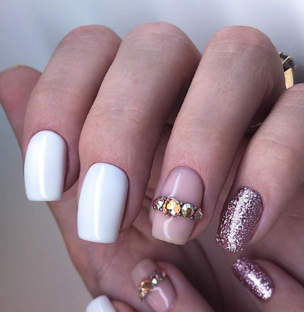 SEMILAC UV/LED Gél Lakk 7ml - 293 - Rose Gold Shimmer