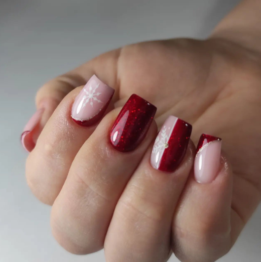 SEMILAC UV/LED Gél Lakk 7ml - 306 - Divine Red