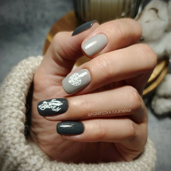SEMILAC UV/LED Gél Lakk 7ml - 338 - Cozy Gray Shimmer