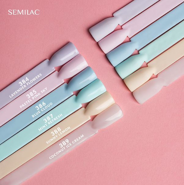 SEMILAC UV/LED Gél Lakk 7ml - 388 - Sunny Lemon