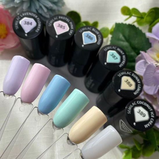 SEMILAC UV/LED Gél Lakk 7ml - 385 - Pastel Pink Sky
