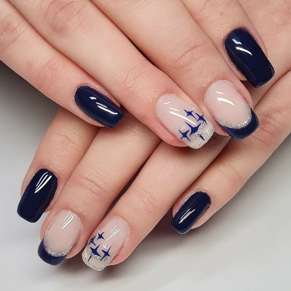 SEMILAC UV/LED Gél Lakk 7ml - 420 - HEMA FREE - Safari Night Blue
