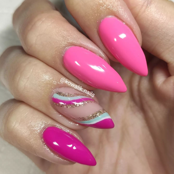 SEMILAC UV/LED Gél Lakk 7ml - 435 - HEMA FREE - Friendly Magenta