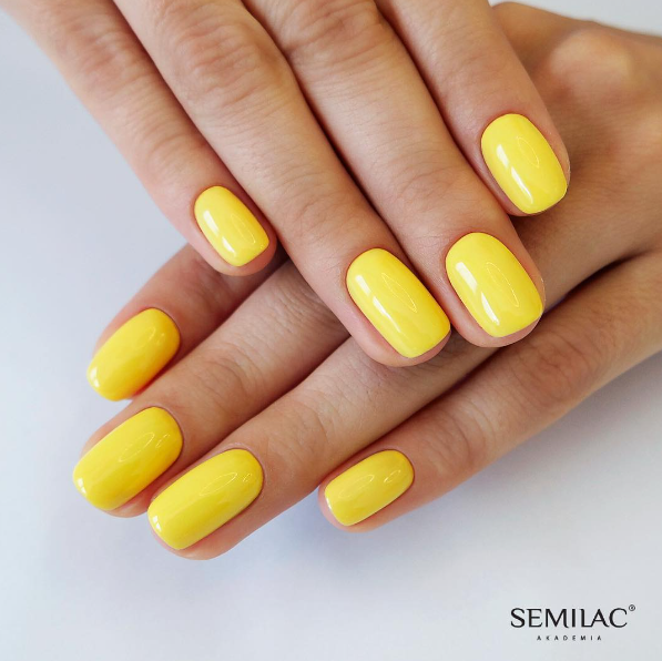 SEMILAC UV/LED Gél Lakk 7ml - 531 - Joyful Yellow