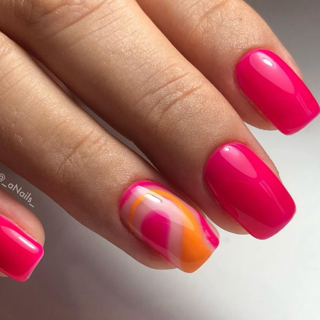 SEMILAC UV/LED Gél Lakk 7ml - 571 - Neon Strawberry