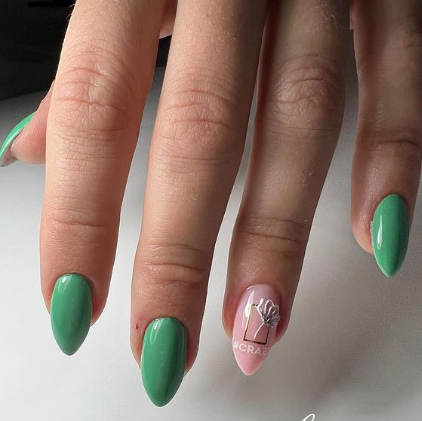 SEMILAC UV/LED Gél Lakk 7ml - 588 - HEMA FREE - Fresh Green