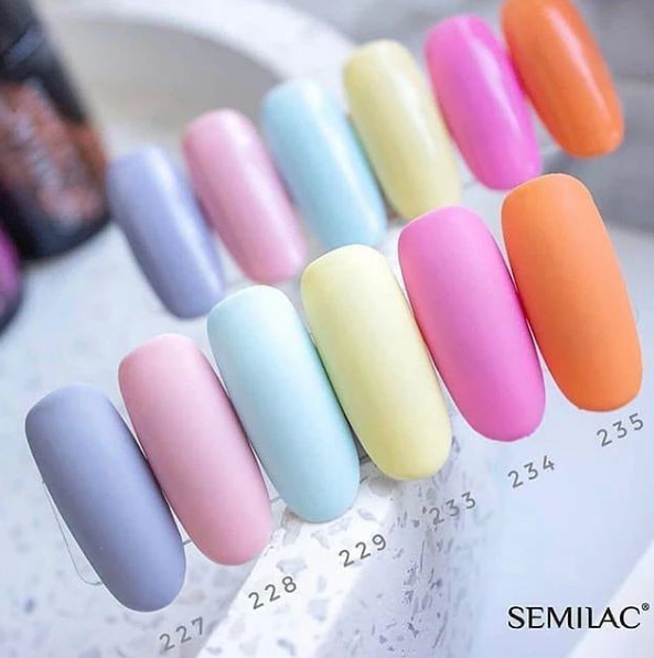 SEMILAC UV/LED Gél Lakk 7ml - 228 - Tender Pink