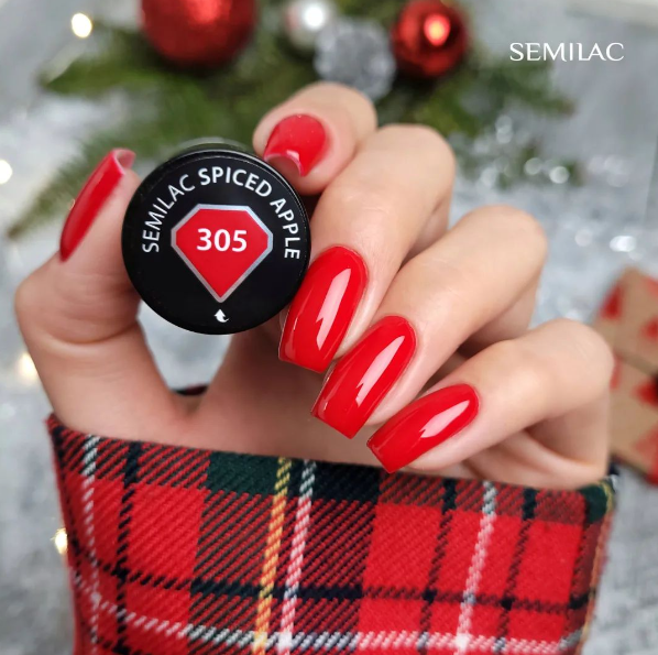 SEMILAC UV/LED Gél Lakk 7ml - 305 - Spiced Apple