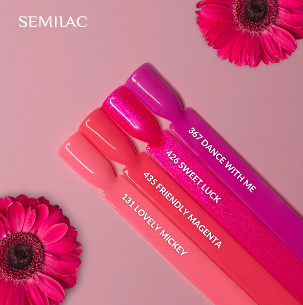 SEMILAC UV/LED Gél Lakk 7ml - 426 - Sweet Luck