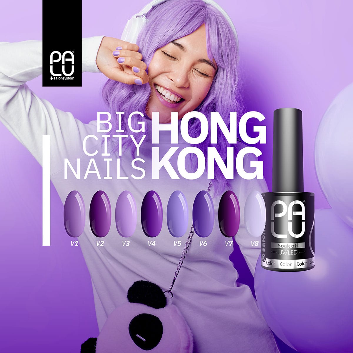 PALU UV/LED gél lakk 11g - Hongkong- V8