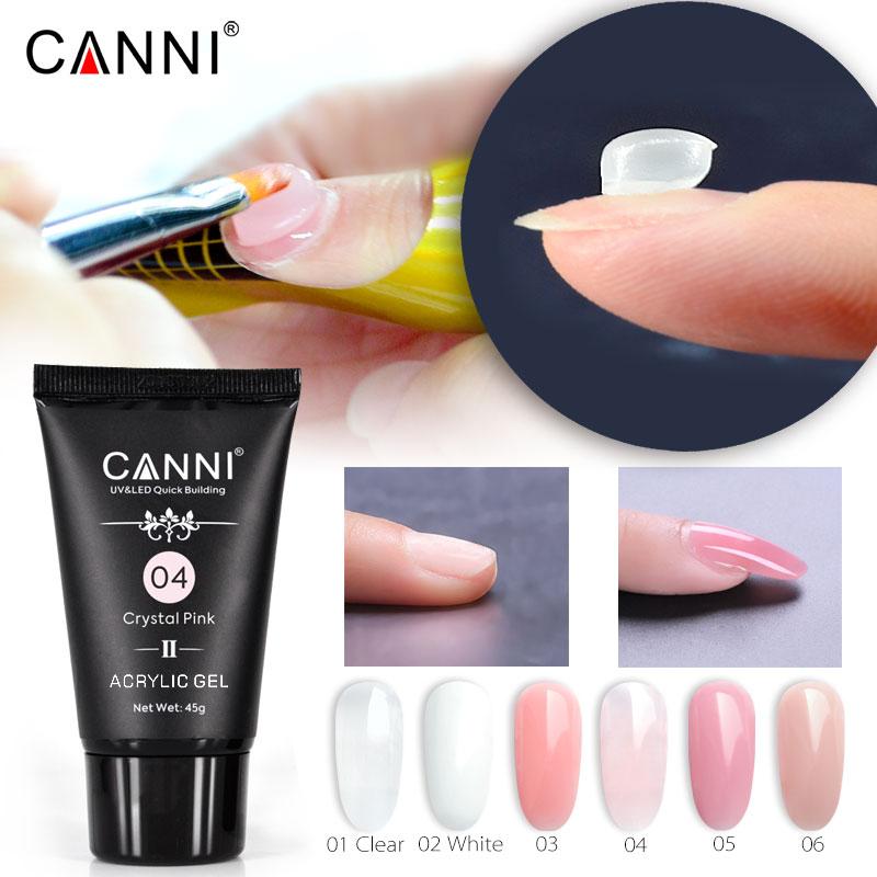 CANNI Poly Gél - Új formula - 45g - No.01 Clear