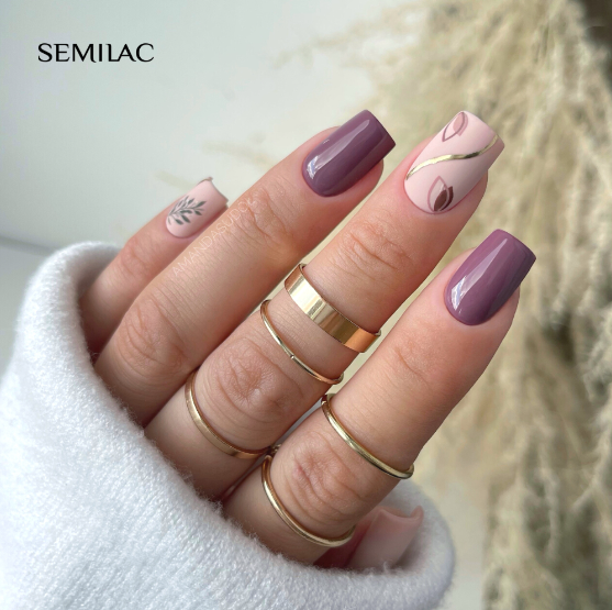 SEMILAC UV/LED Gél Lakk 7ml - 412 - HEMA FREE - Earth Brown