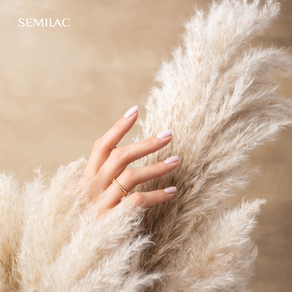 SEMILAC UV/LED Gél Lakk 7ml - 414 - HEMA FREE - Evening Sand