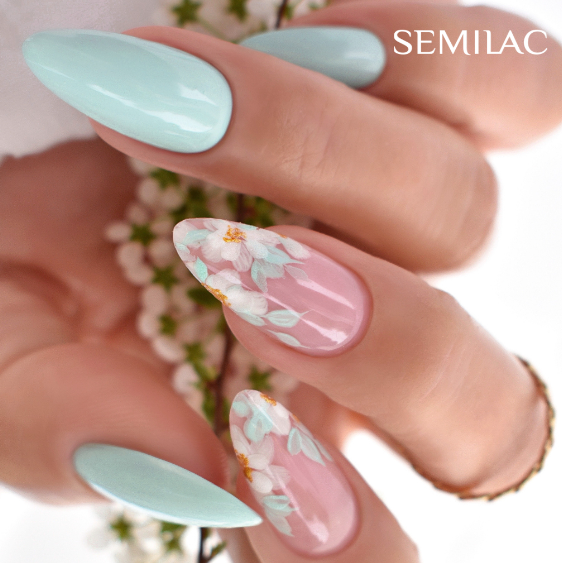 SEMILAC UV/LED Gél Lakk 7ml - 387 - Mint Refresh
