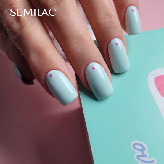 SEMILAC UV/LED Gél Lakk 7ml - 387 - Mint Refresh