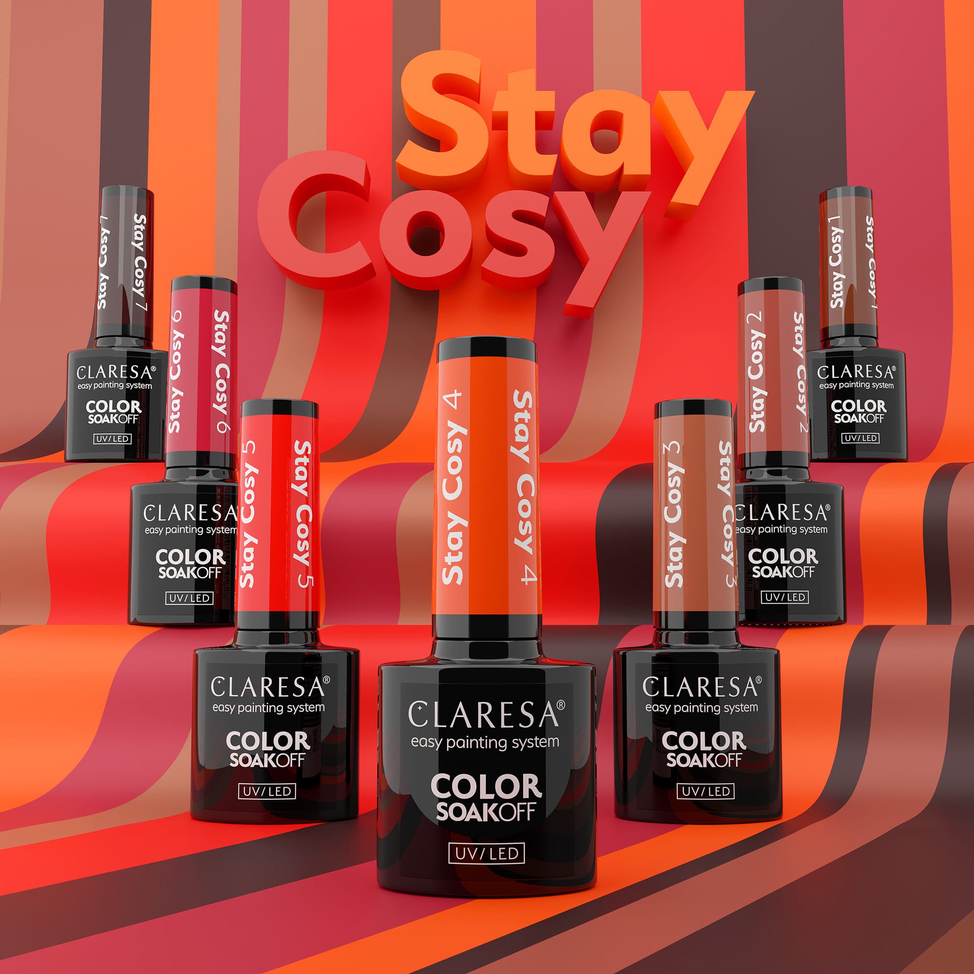 CLARESA UV/LED gél lakk 5g - Stay Cosy 2
