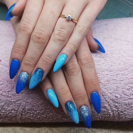 SEMILAC UV/LED Gél Lakk 7ml - 044 - Intense Blue
