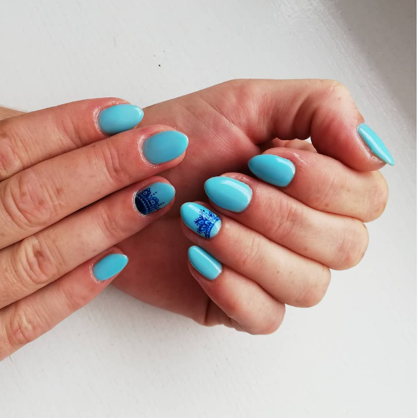 SEMILAC UV/LED Gél Lakk 7ml - 044 - Intense Blue
