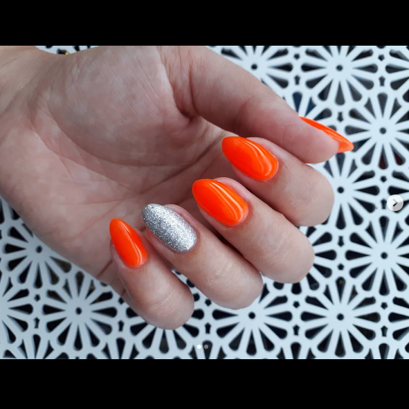 SEMILAC UV/LED Gél Lakk 7ml - 045 - Electric Orange