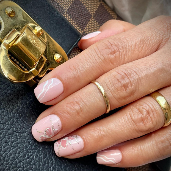 SEMILAC UV/LED Gél Lakk 7ml - 054 - Pale Peach Glow