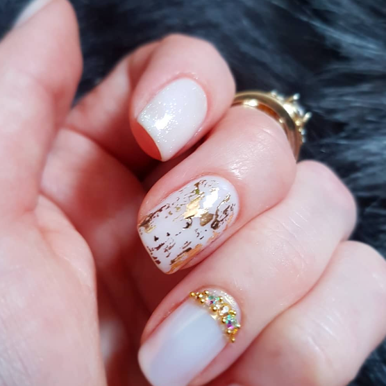 SEMILAC UV/LED Gél Lakk 7ml - 091 - Glitter Milk