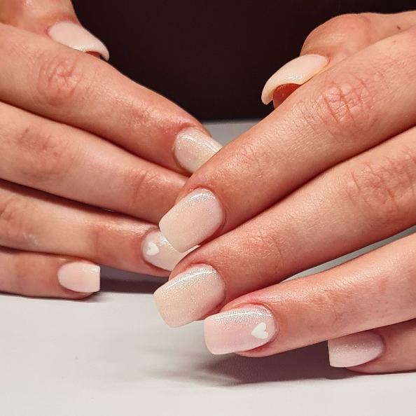 SEMILAC UV/LED Gél Lakk 7ml - 091 - Glitter Milk