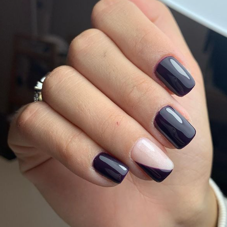 SEMILAC UV/LED Gél Lakk 7ml - 100 - Black Purple
