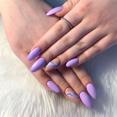 SEMILAC UV/LED Gél Lakk 7ml - 104 - Violet Gray
