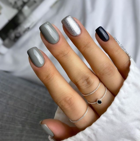 SEMILAC UV/LED Gél Lakk 7ml - 105 - Stylish Gray