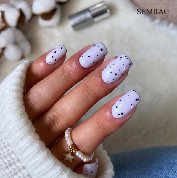 SEMILAC UV/LED Gél Lakk 7ml - 127 - Violet Cream