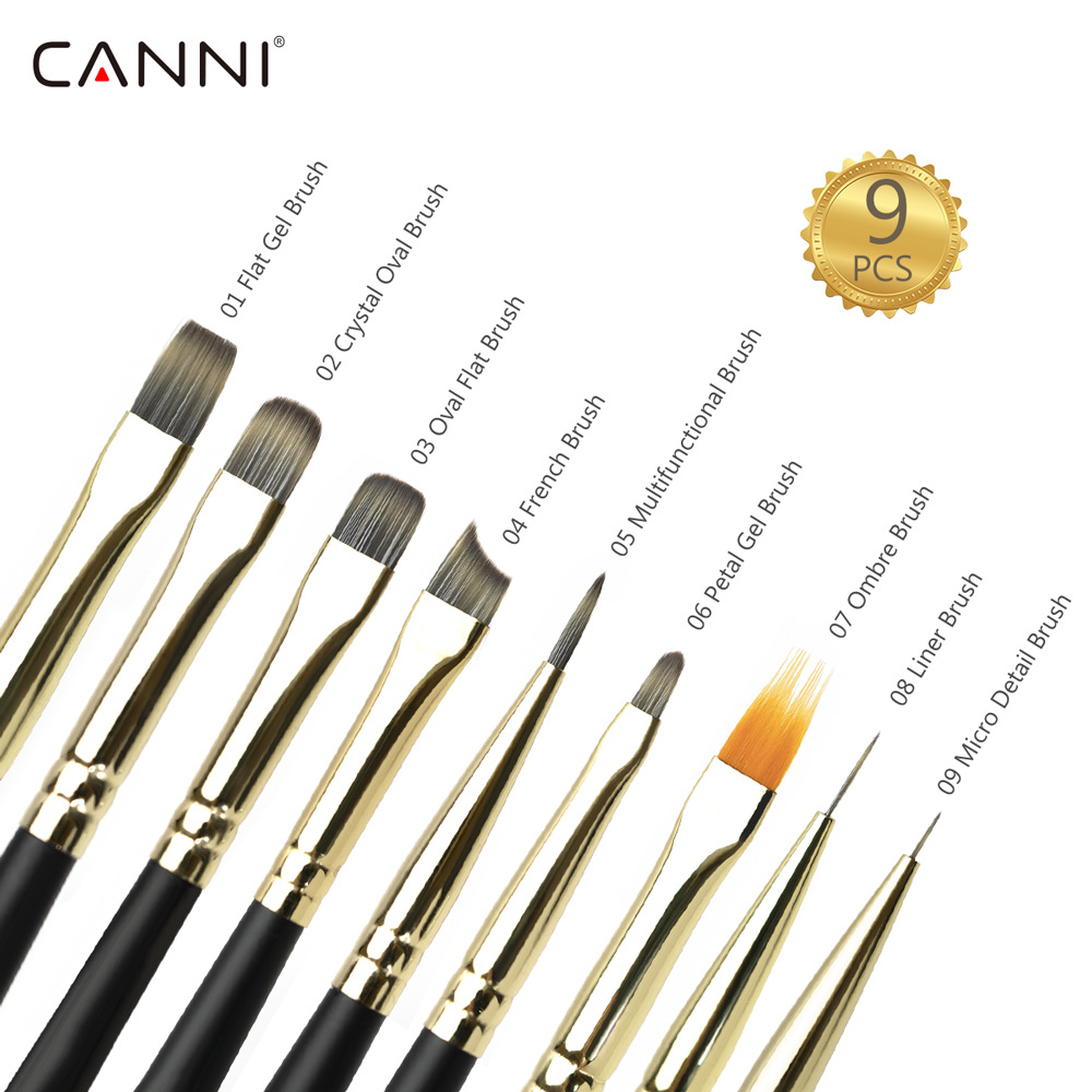 CANNI Prémium ecset No.03 - Lapos ovális ecset 8 mm