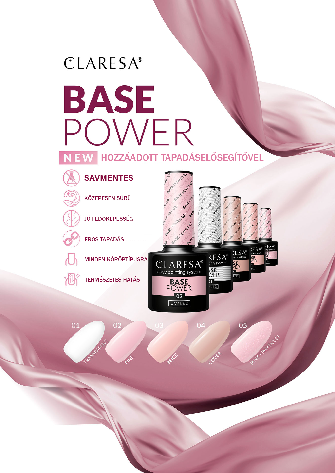 CLARESA UV/LED Base Power 01 - Clear - 5g