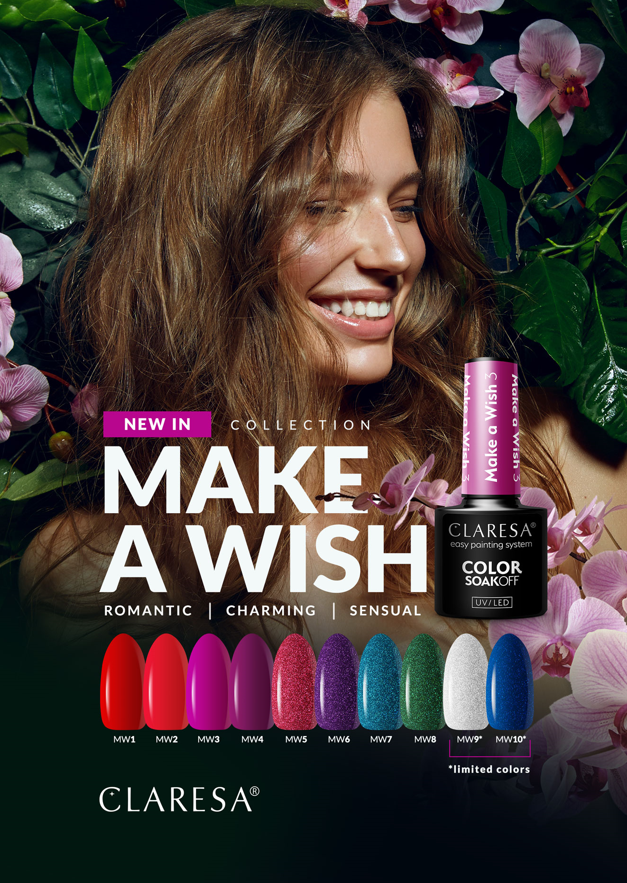 CLARESA UV/LED gél lakk 5g - MAKE A WISH 08