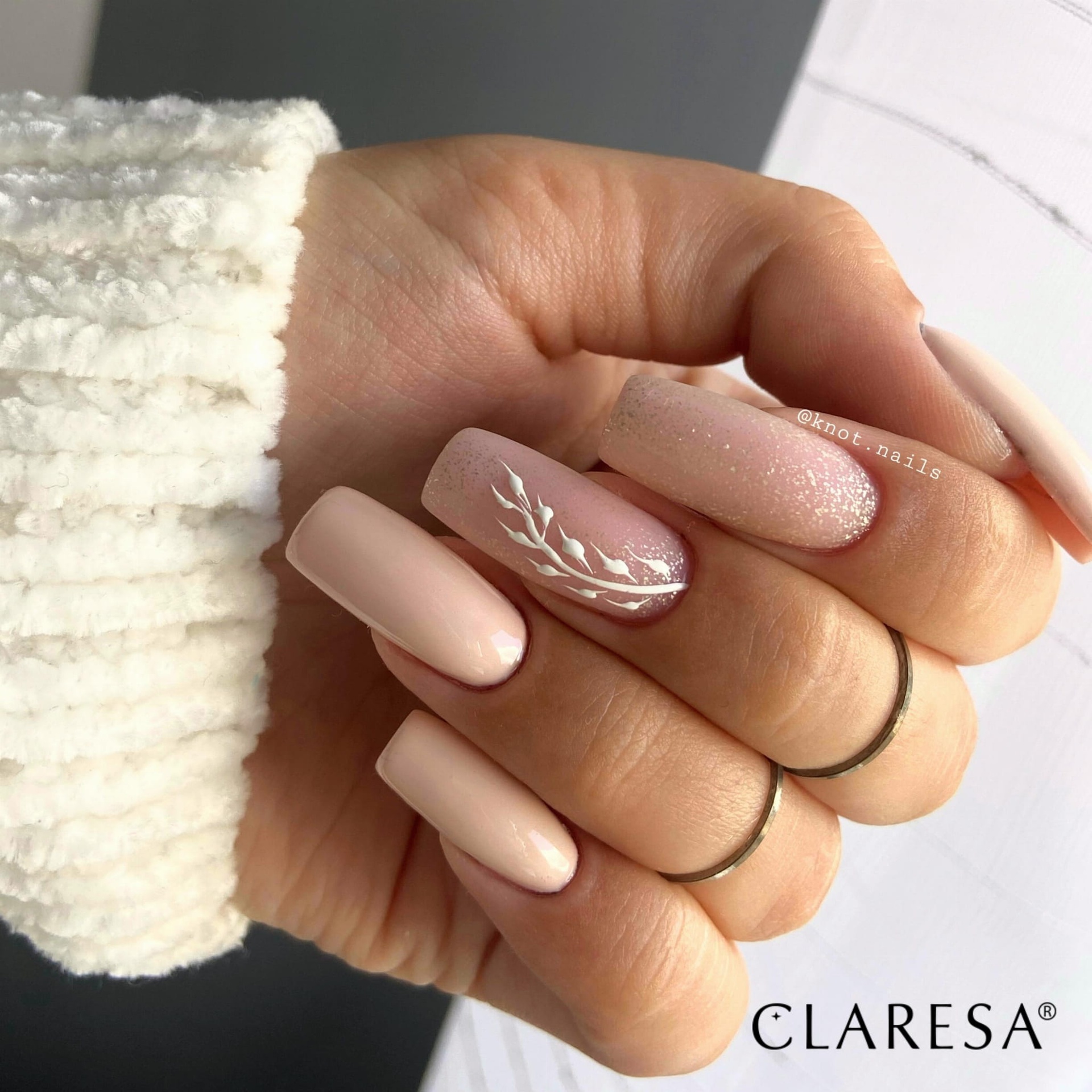CLARESA UV/LED gél lakk 5g - DUSTY ROSE 1