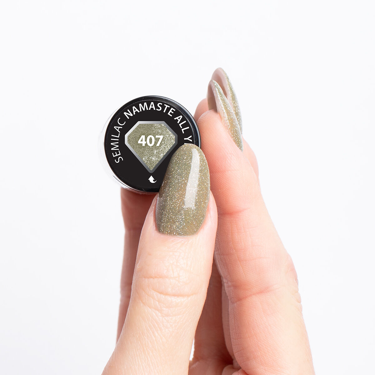 SEMILAC UV/LED Gél Lakk 7ml - 407 - HEMA FREE - Namaste All Year