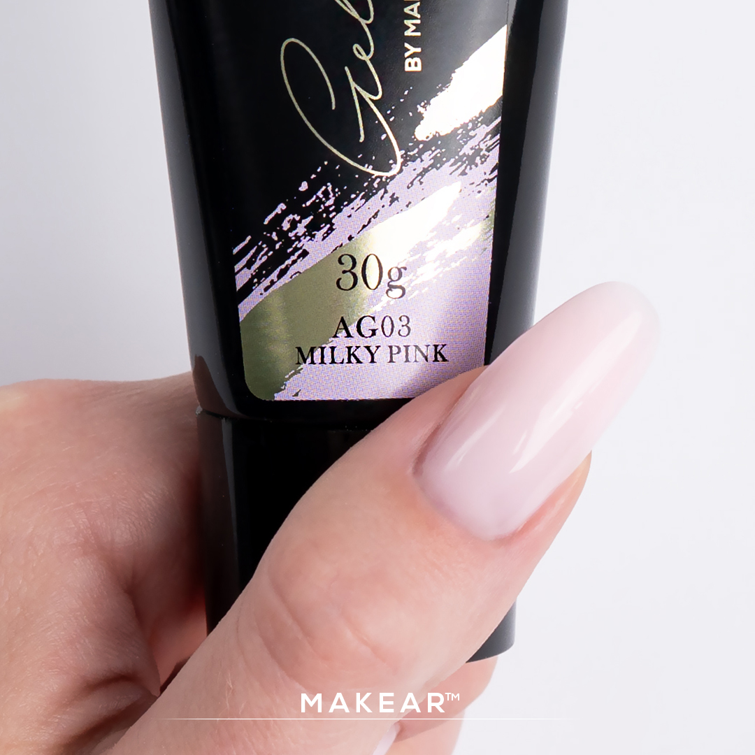 MAKEAR Poly Gel 30g - AG03 - Milky Pink