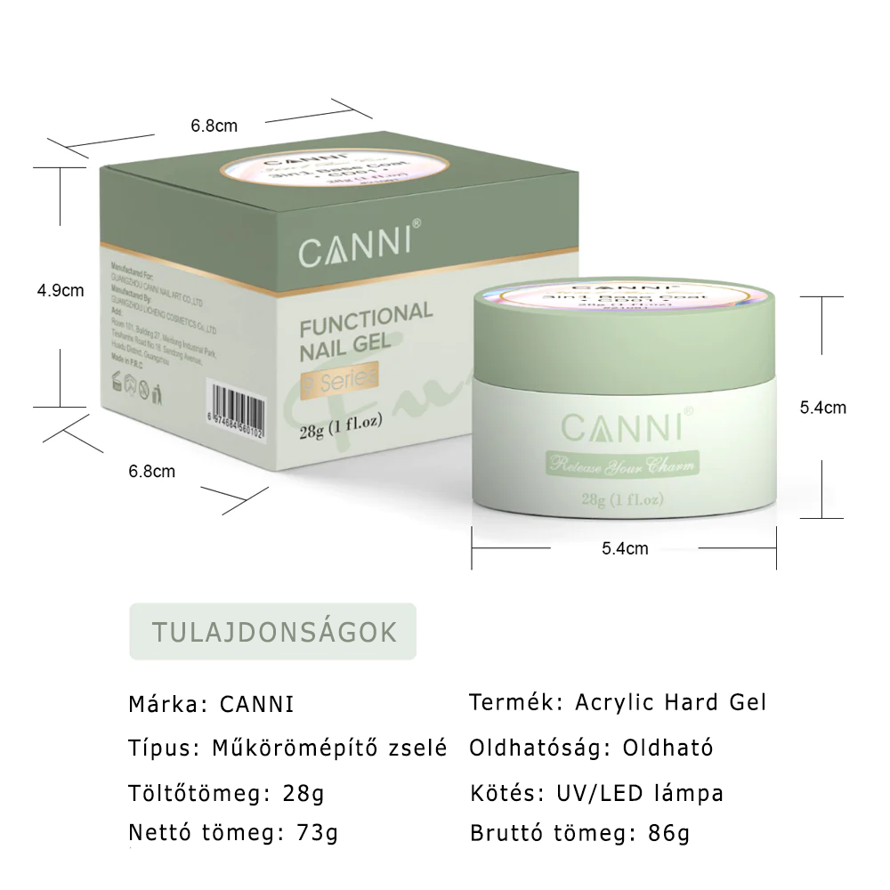 CANNI Acrylic Hard Gel - 28g