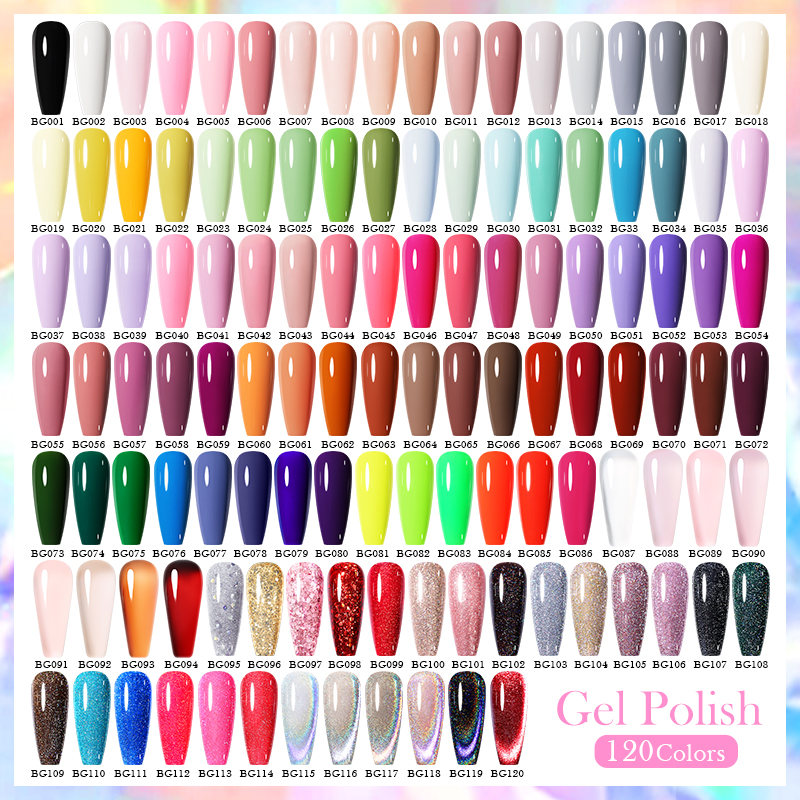 Born Pretty UV/LED gél lakk 15 ml - BG040