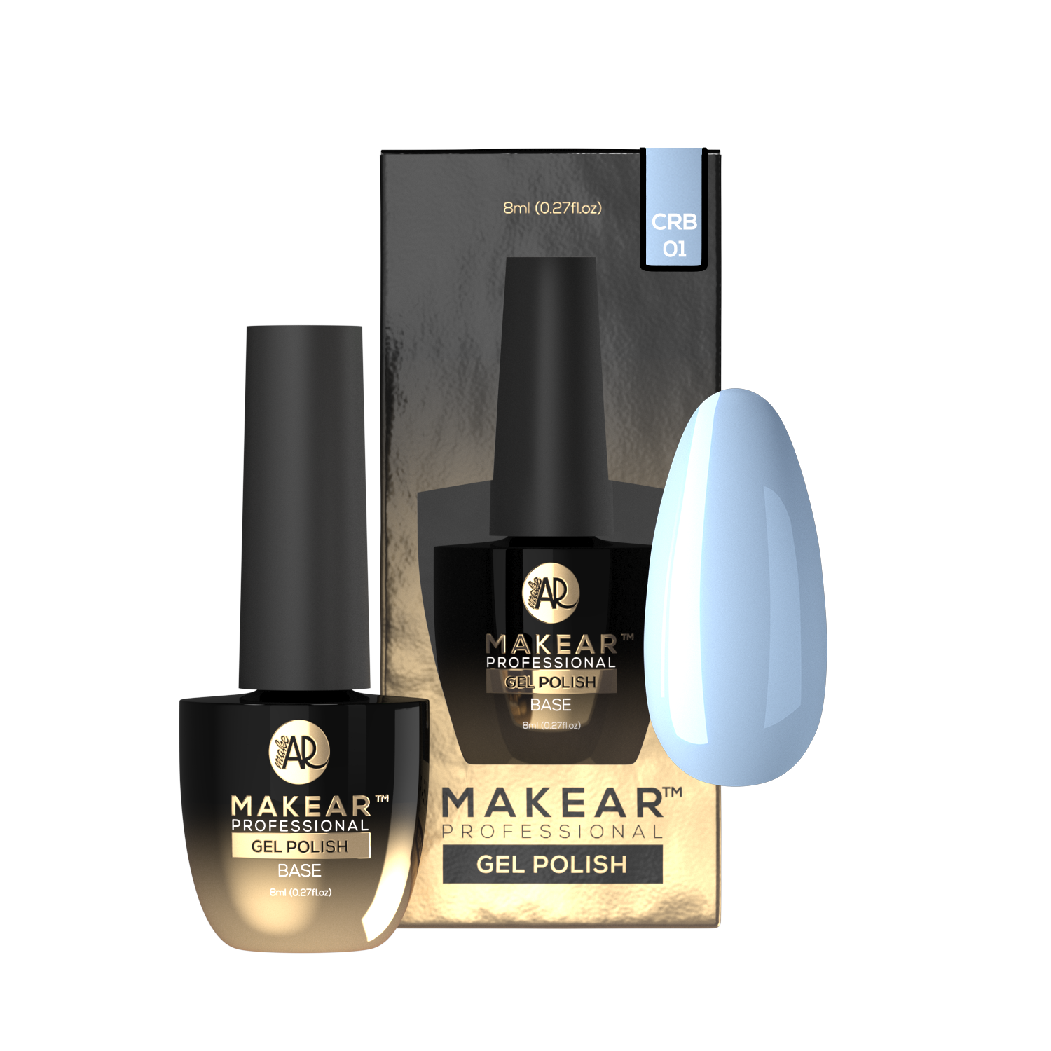 MAKEAR Color Rubber Base 8ml - CRB01 Blue