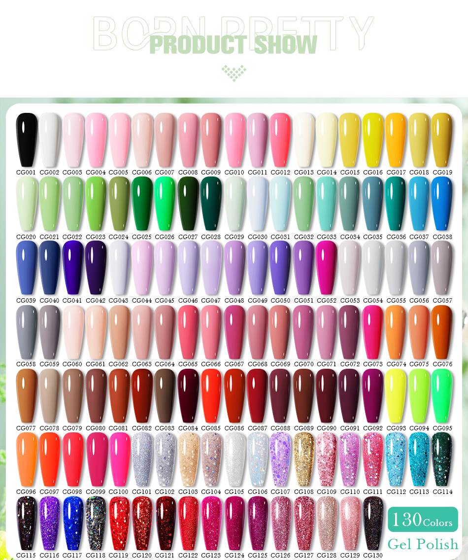 Born Pretty UV/LED gél lakk 10 ml - CG038