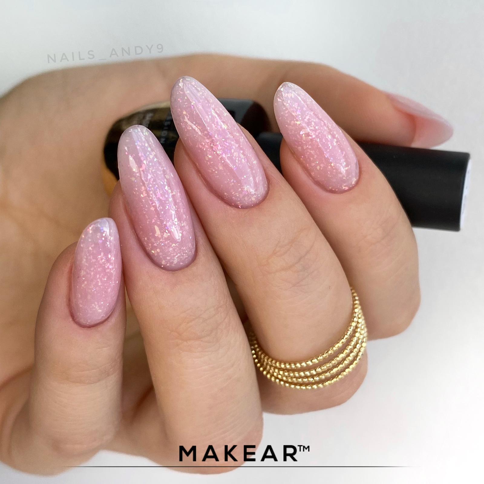 MAKEAR Sparkling Rubber Base 8ml- Casiopeia SRB02