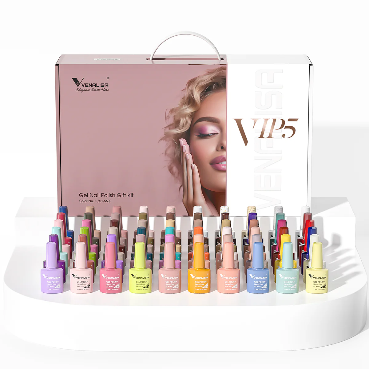 Venalisa VIP5 UV/LED Gél Lakk szett- Teljes szett - 60 db szín