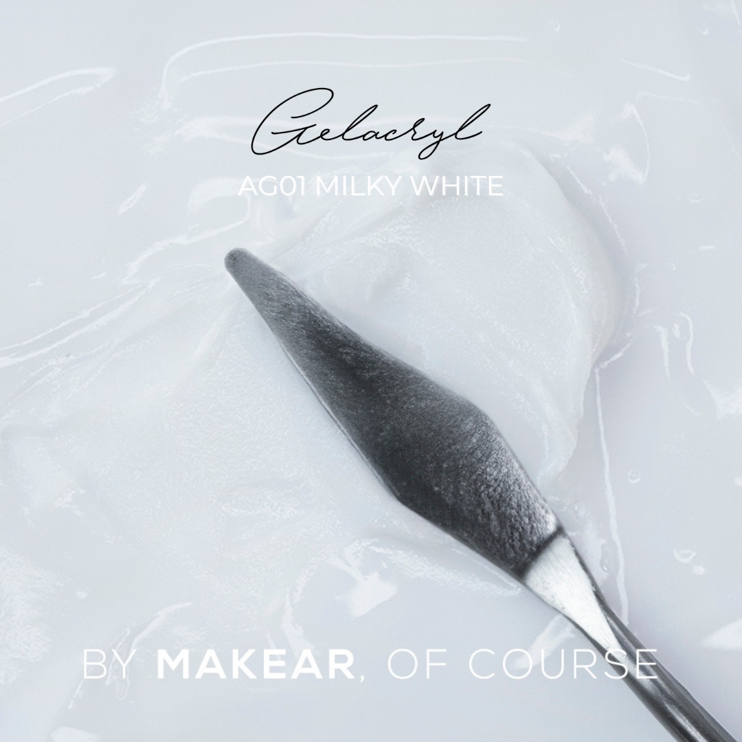 MAKEAR Poly Gel 60g - AG01 - Milky White
