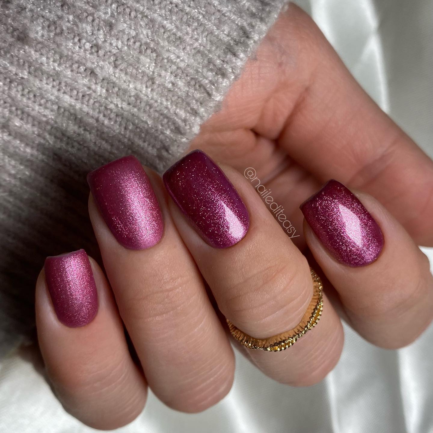 SEMILAC UV/LED Gél Lakk 7ml - 330 - Magentic Look