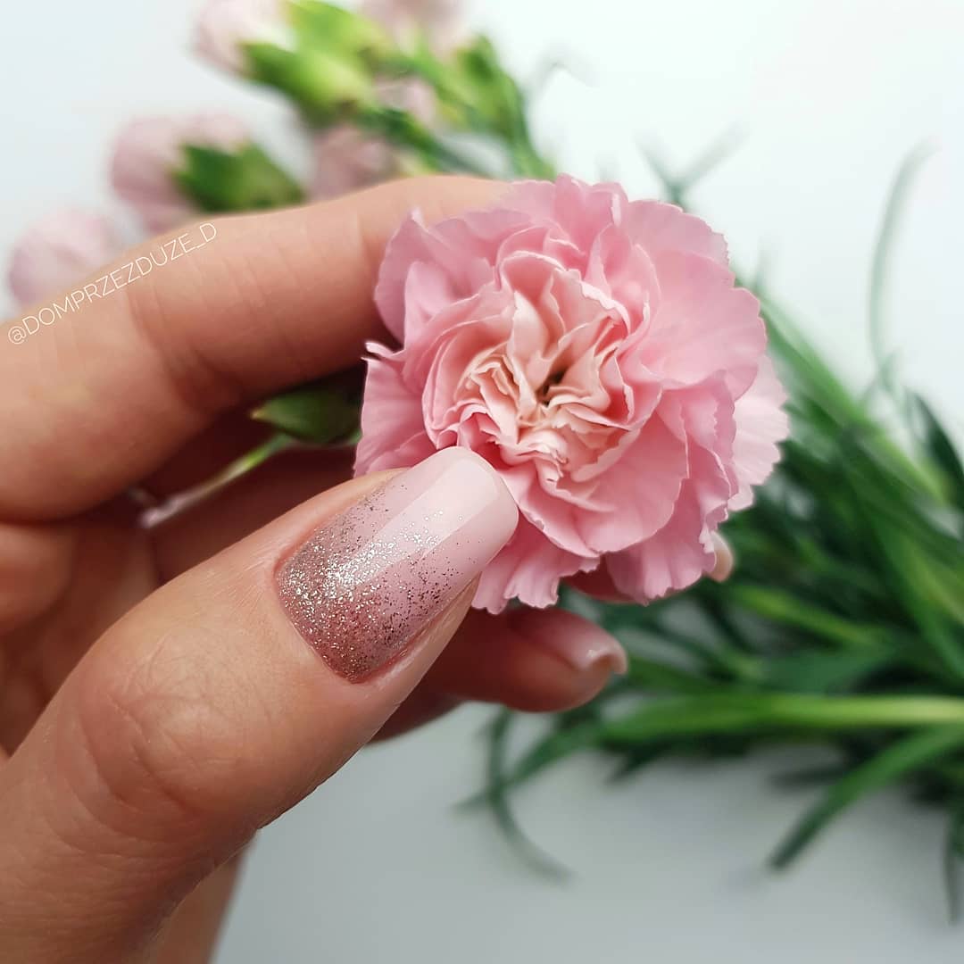 SEMILAC UV/LED Gél Lakk 7ml - 349 - Delicate Vanilla Glitter